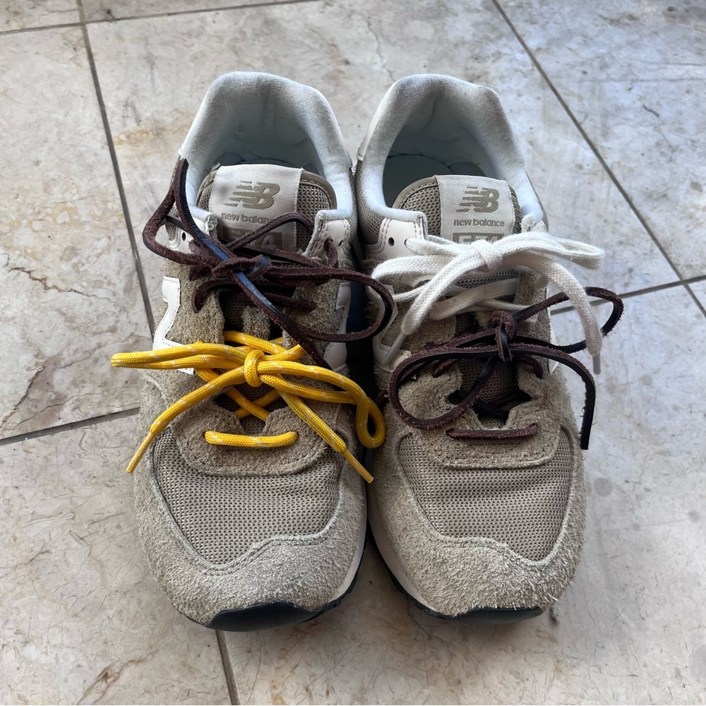 New Balance Women’s 574 Sneakers - Boulder/Permafrost size 7.5